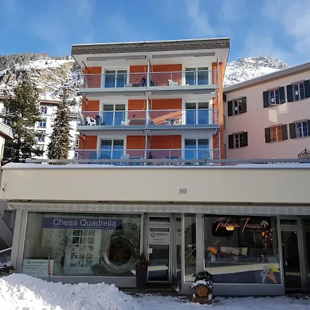 Chesa Quadrella Zimmer Mit Kuechenzeile Inklusive Bergbahnen Im Sommer-Ausser Studio Homestay *