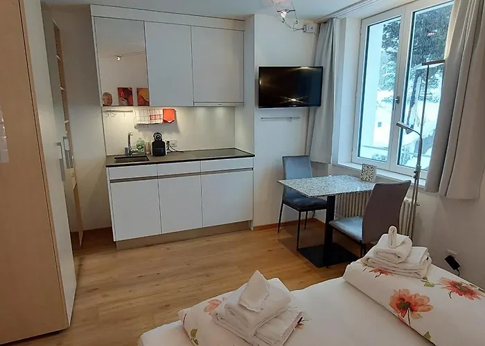 Chesa Quadrella Mit Kuechenzeile Inklusive Bergbahnen Im Sommer-ausser Rum i privatbostad Pontresina